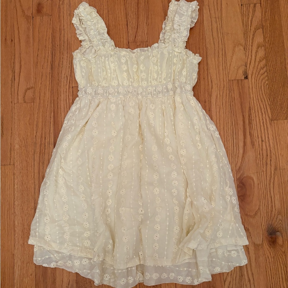 Princess Polly Light yellow floral flowy Dress